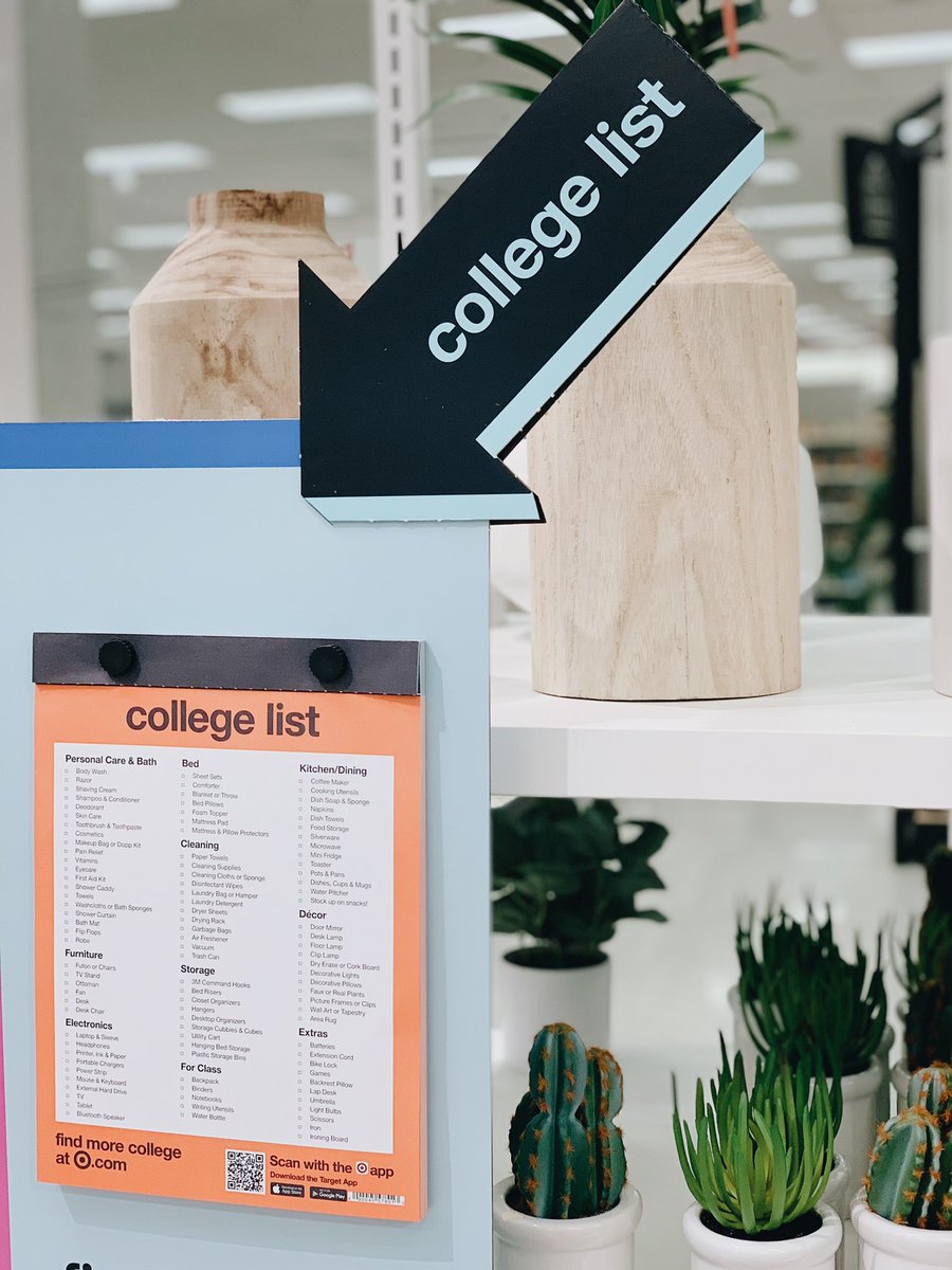 #BTC season has officially arrived at #T2530! 📚✏️ Come stock up on our affordable dorm decor and essentials for any college student this fall! #worksomewhereyoulove #TargetStyle
