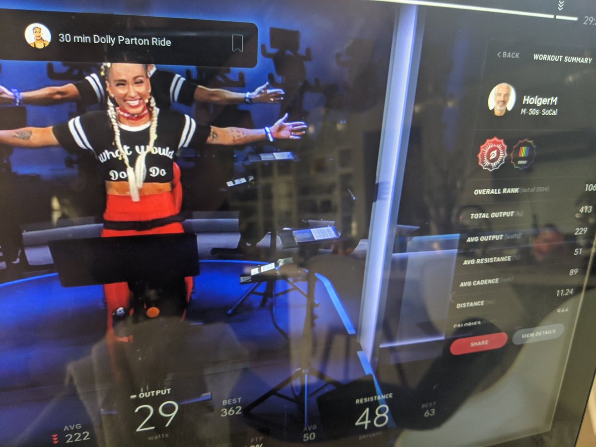 holgermu's tweet photo. And we are done -  thanks for joining @cindy_zhou and @mdkail - who did I miss?

This was mentally draining...  nothing against @DollyParton - but not #IndoorCycling tunes... and then #TWPM @robinNYC - brutal. ☺️ https://t.co/0Gg5yh7Ehm