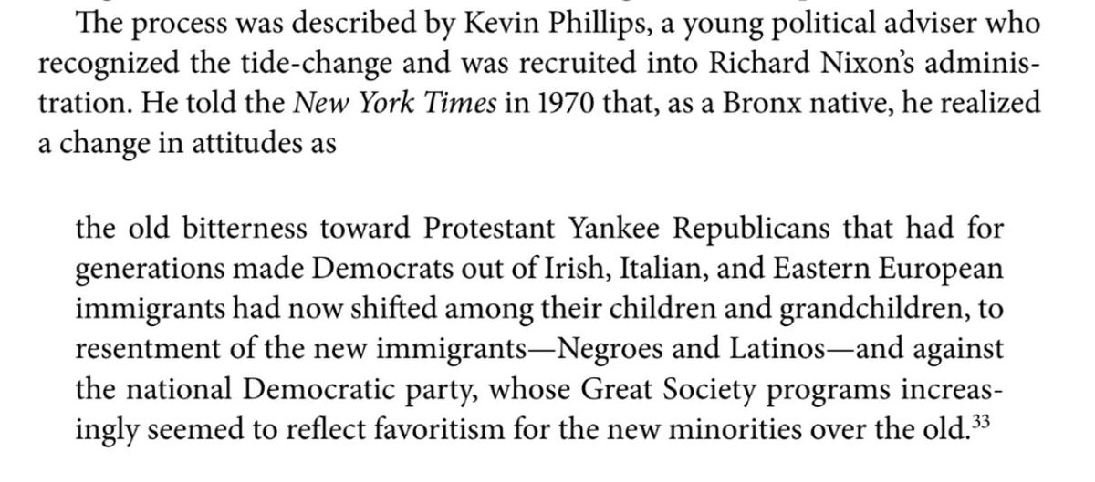 Here's Kevin Phillips who worked for Nixon (excerpts from Venomous Speech: Problems with American Political Discourse on the Right and Left)  https://www.amazon.com/Venomous-Speech-volumes-Political-Discourse/dp/0313398666