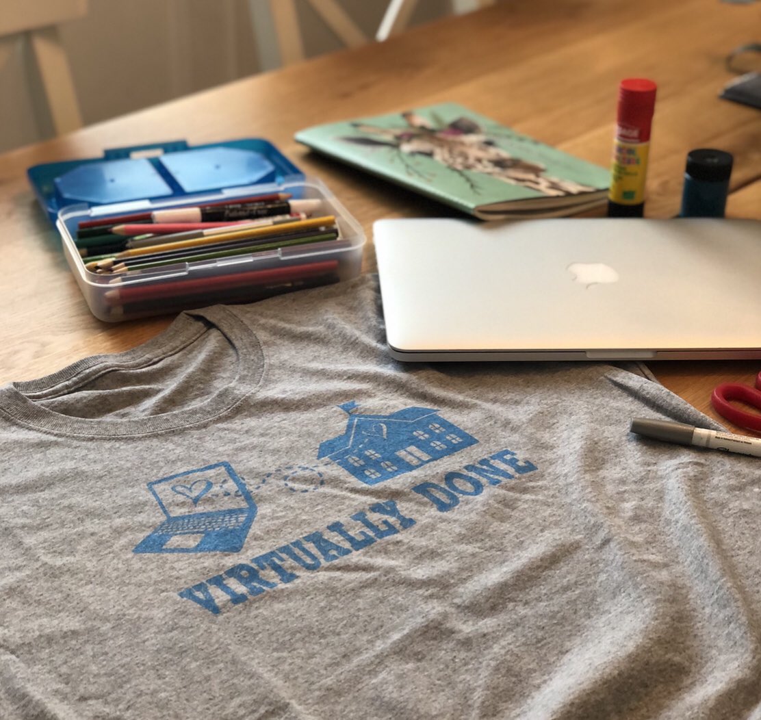 heatherlfgrant's tweet photo. We persevered together through an unprecedented school year; teachers, students, parents and staff!! Now that we are “virtually done” I wonder if I will get my dining table back?! 🤔#virtuallydone #ongoinglearning #wedidit #timeforsummer https://t.co/yGK7F1C64e