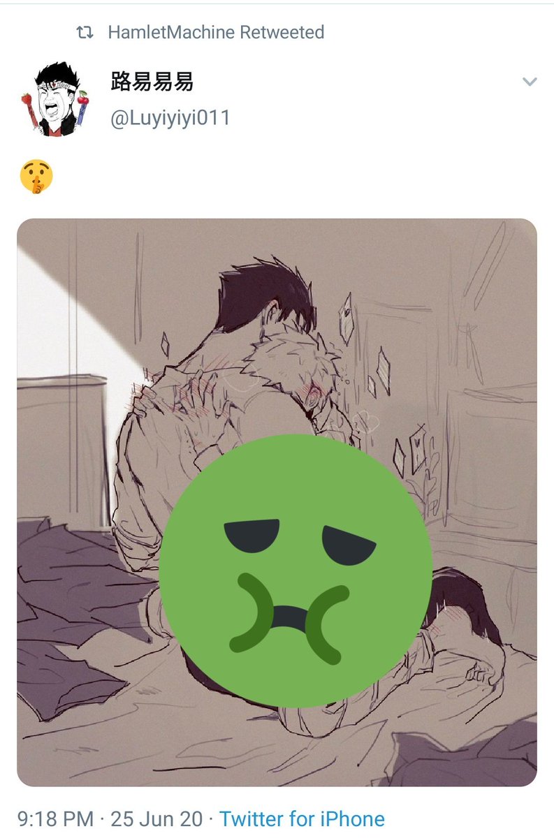 Tw pedophilia///So many people I follow are following @/Hamlet_machine when the artist retweets and posts NSFW and ship art of Shimazaki (an adult) and Teru (a child) from MP100... Man wtf