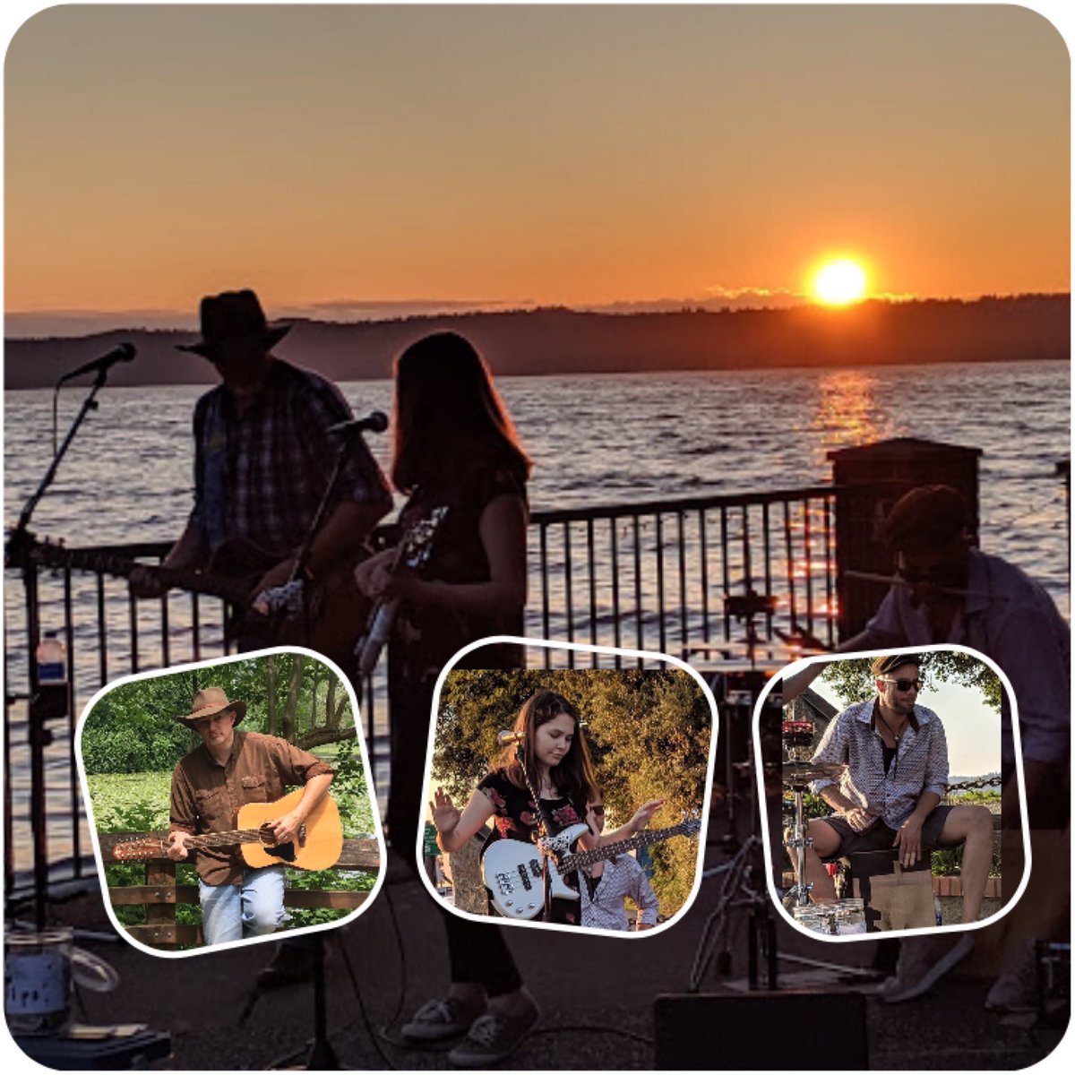 papermoontunes's tweet photo. What a weekend coming up! July 4 (Sat) we’ll be on Bainbridge at @ElevenWinery on Day Rd from 1-4, then the next day 7/5, we’ll be on the roof of @fletcherbaywine on Winslow right by the ferry from 3-6. Both with the awesome Abe Neuwelt #bainbridgemusic #livemusic #wineandmusic https://t.co/9m3Gtkia5O