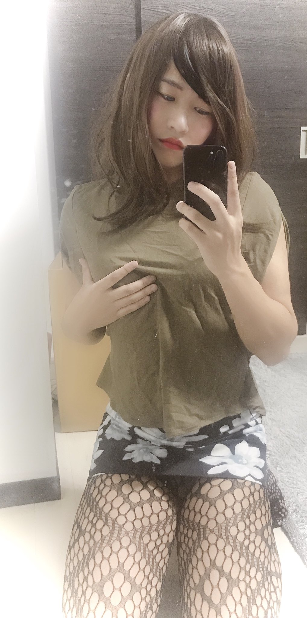 女装子　パンストモッコリ 