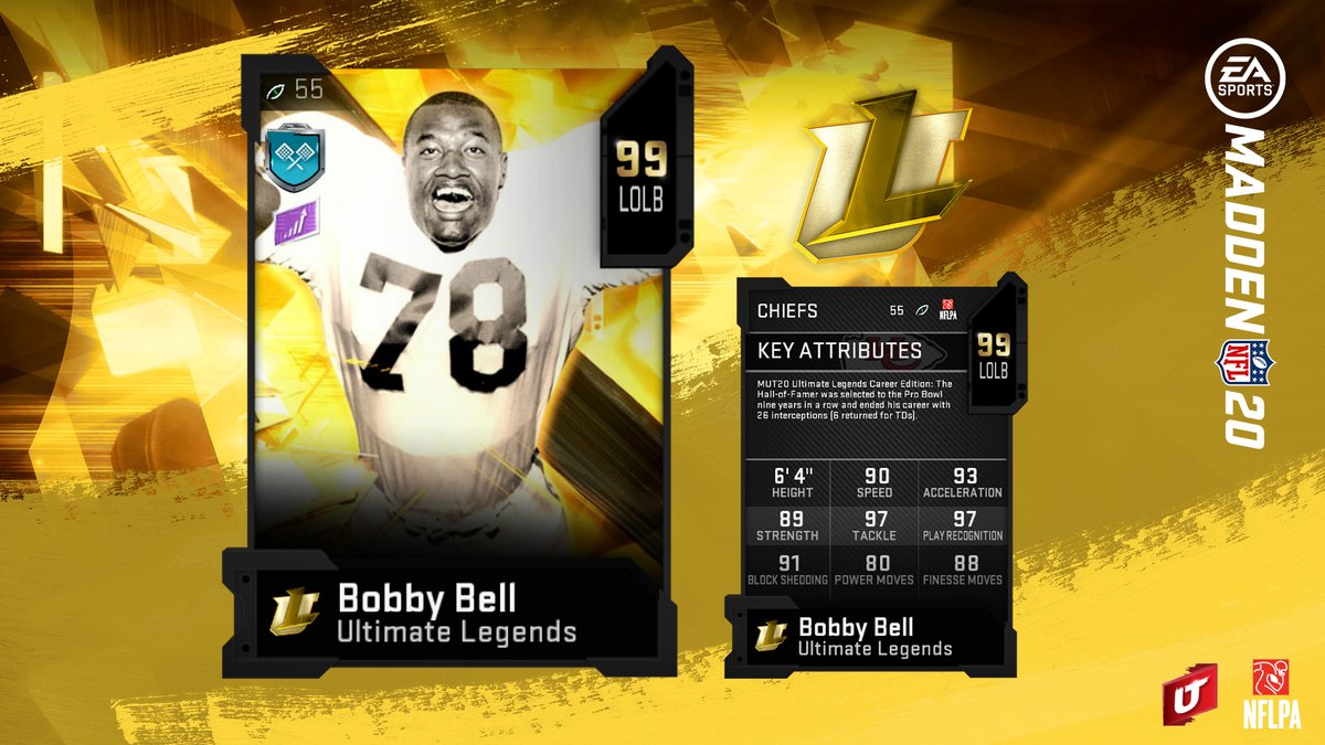 EASPORTS_MUT's tweet photo. Check out the final Ultimate Legends release coming to #Madden20 tomorrow! https://t.co/NzkbGXxwIF