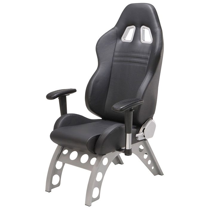 PitStop GT Receiver Chair, GT Receiver Foot Rest, &amp; Chicane Side Table available in all red/all black or red &amp; black color combinations! In-Stock and Ready to Ship! Lifetime Warranty, Free Shipping, Save 10% Today! Order at PitStop-Furniture.com and Enter Code: discount10