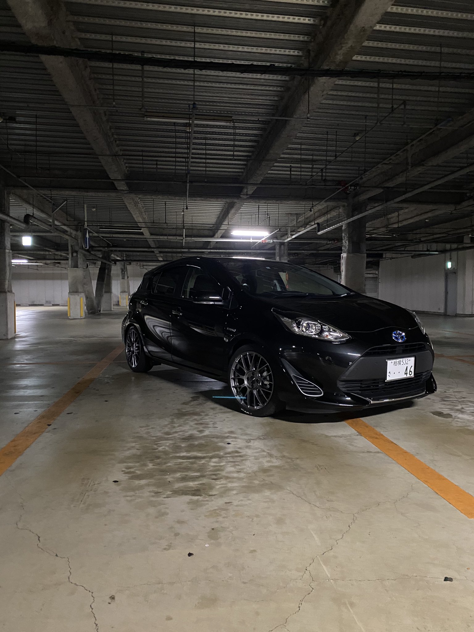 みやけい ナンバー隠す理由は分かっていません 確実に誰かと被る車 アクア Aqua Nhp10 トヨタ Hybrid エンケイホイール Trd T Co Bjk3vsiau0 Twitter