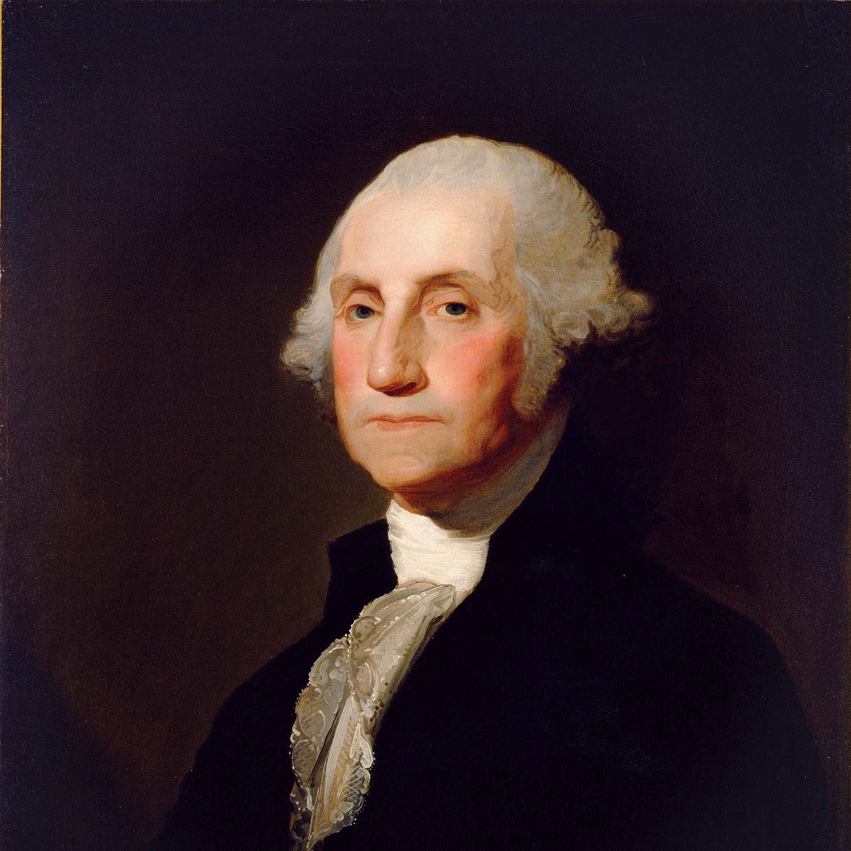 i painted these portraits of presidents before and after calling them out for being slave owners (a thread)george washington