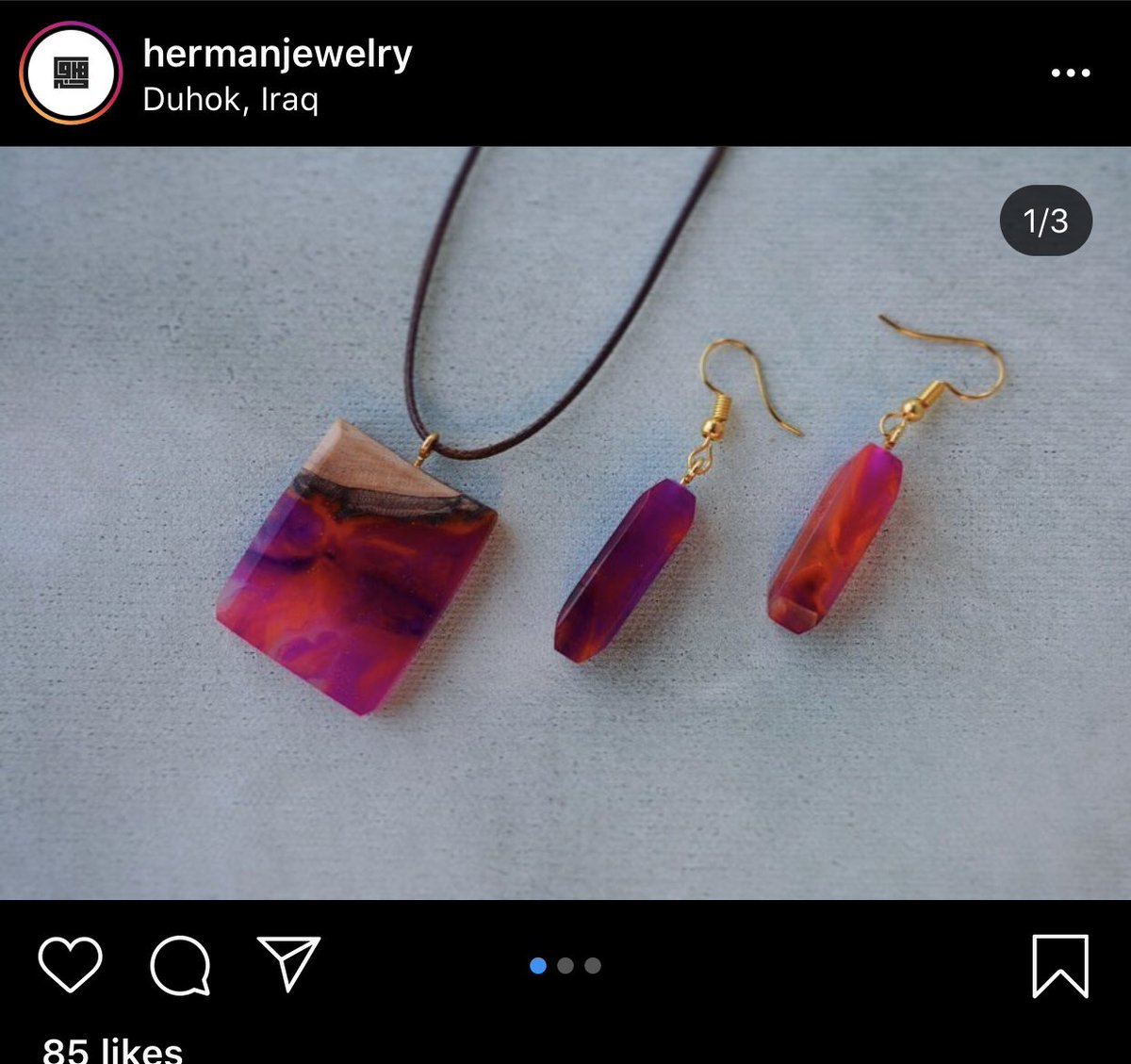 9 - @/hermanjewelery on instagramA jewellery shop based in Duhok, everything is handmade and you can request specific things as well