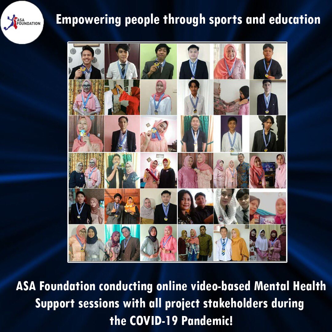asafoundation_'s tweet photo. Through regular live Zoom, Skype and WhatsApp video calls together with group forum dialogue, ASA Foundation master trainers and senior project coordinators have been conducting Mental Health Support sessions to all teacher and community member stakeholders across South East Asia https://t.co/kotV7ezPxf