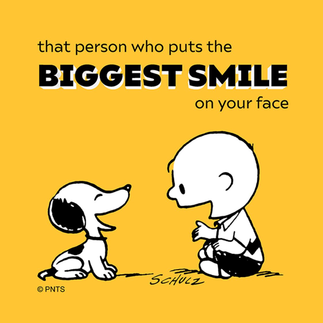 Peanuts_4Fans's tweet photo. That person who makes you smile from ear to ear. https://t.co/AphLlFQaCX