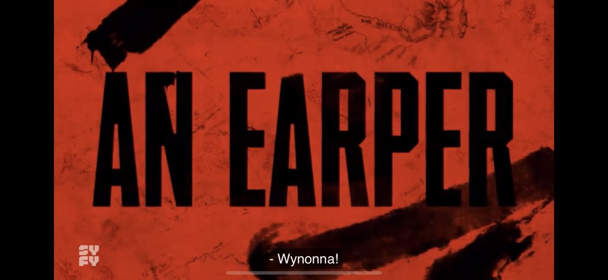 I am and will always be an  #Earper  #WynonnaEarp 