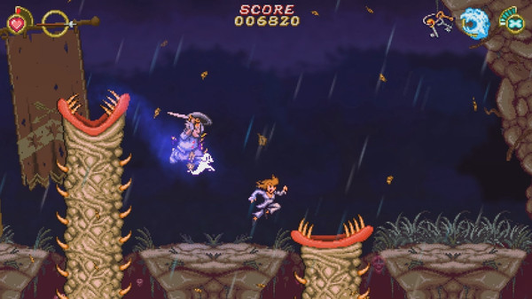 Battle Princess Madelyn ($4.99) - a loving homage to Ghosts 'N Goblins, and just as you expect, as hard as nails like them too. if you're looking for an action-platformer that's gonna kick your ass for a hot minute, hit this up.  https://store.steampowered.com/app/603930/Battle_Princess_Madelyn/