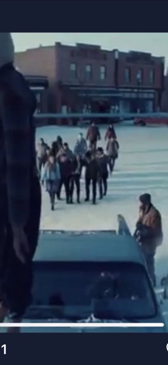 What is happening in this photo, why are people/demons being hanged?!? Looks like Wynonna, Doc and Nicole are in the group of people what about Waverly?!? Is that her in the front?  #WynonnaEarp