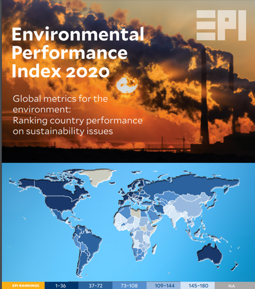 3/ Afin de proposer un autre regard sur l’environnement, je présente dans « ce fil » un classement international méconnu en France : celui de l’indice EPI (Environmental Performance Index) des prestigieuses universités américaines de Yale et de Columbia.