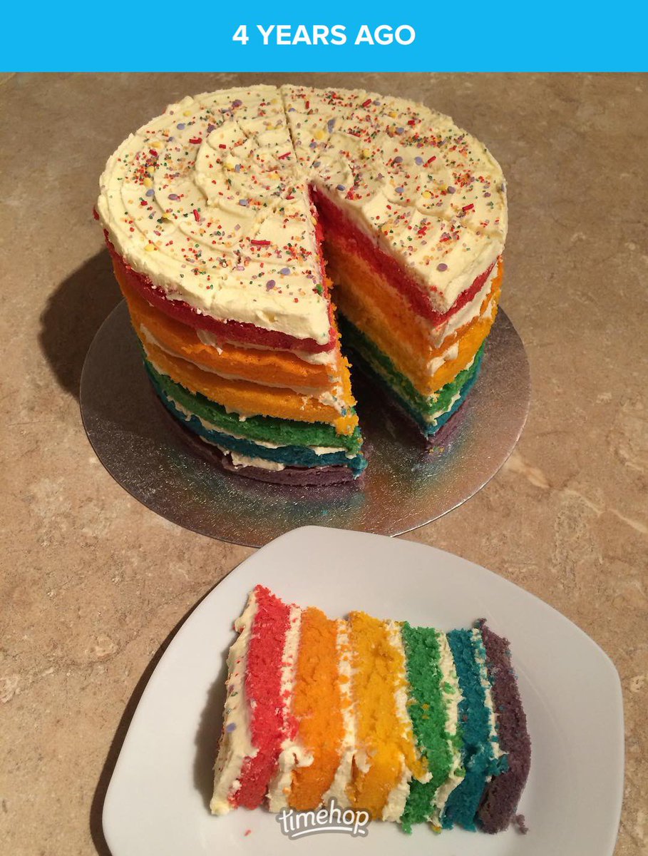 Throwback 4 years ago to this Pride cake. I had fun making it and loved how it turned out 🌈🎂