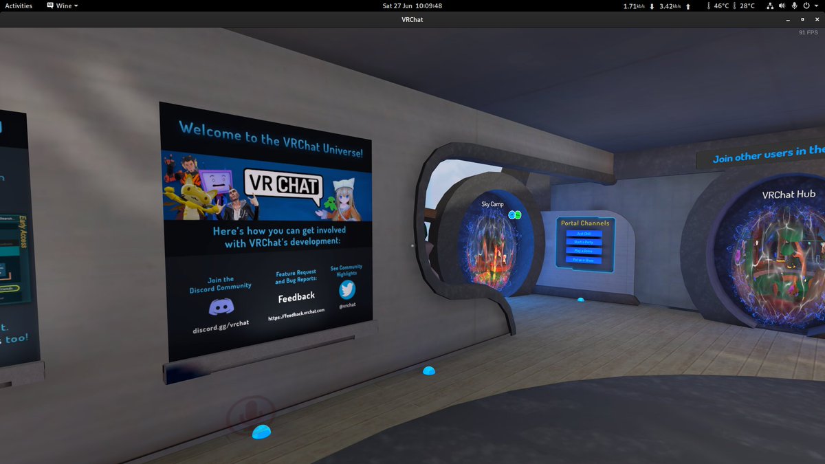 kariperut's tweet image. VRChat ni hanya untuk windows, sekarang dah possible sangat utk dimainkan melalui Linux. Made possible dgn #protonDB @steam @openSUSE  tumbleweed
protondb.com