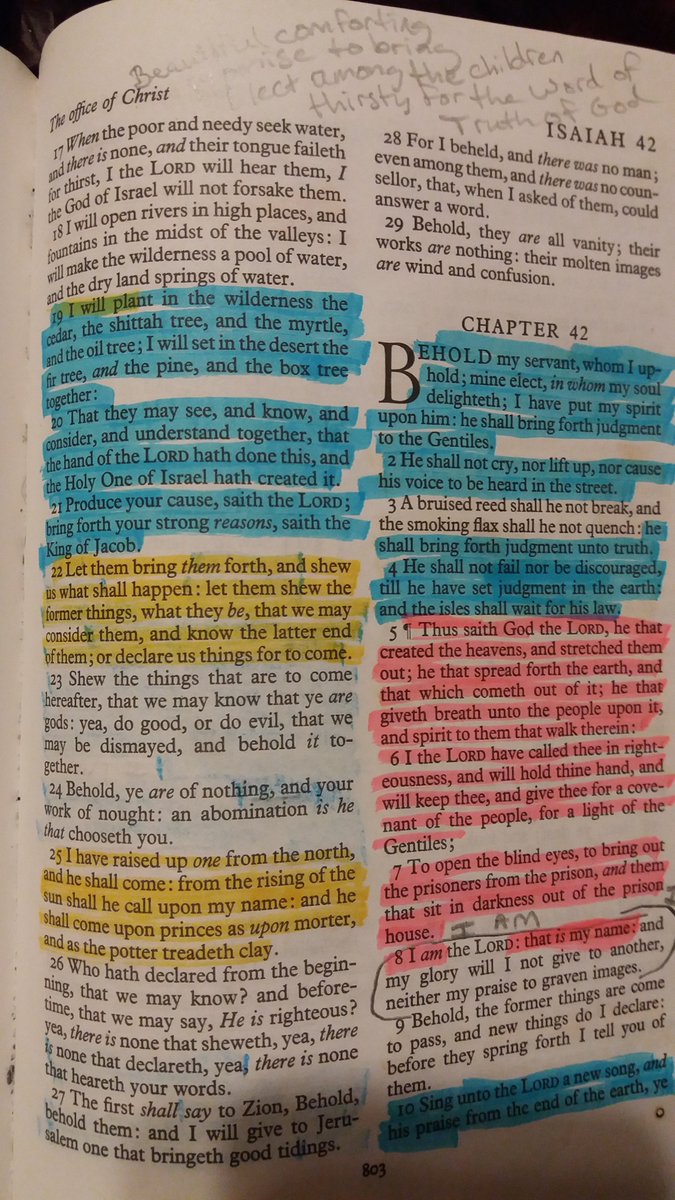 His elect have a job.Be the Light through this darkness.Bring His children back into rememberance, only the Word can.Shine brighter than the false illuminator.Shine so people see and hear, and know that you are of God, and Godly!Do you know your inheritance?Is. 45:3; Rev. 3