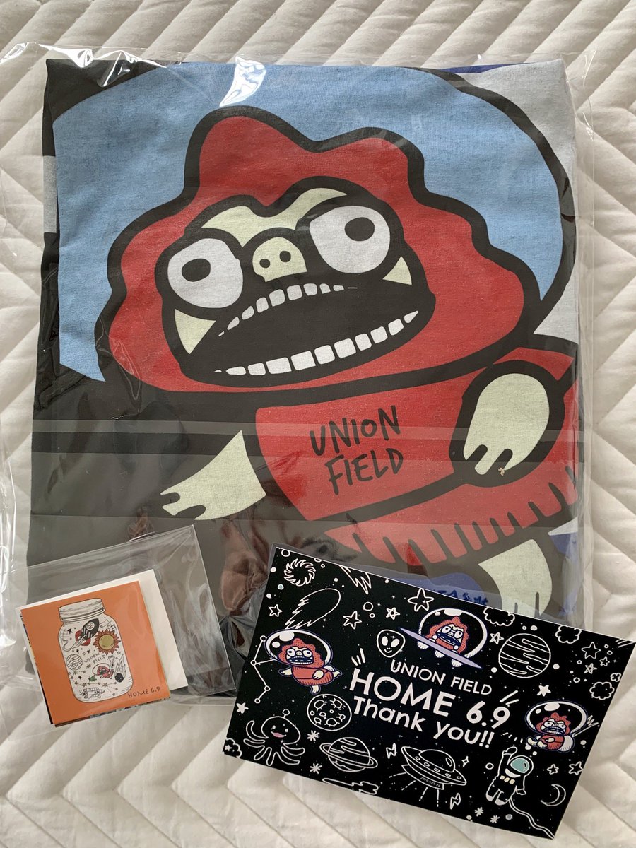 XSugino's tweet photo. UNIONFIELD『HOME6.9』
クラファンリターンのTシャツ
今日はこれを着て行きます!
『HOME7』の開催を願って🙏
#HOME6.9
#HOME7 https://t.co/HLYMSCPyyW