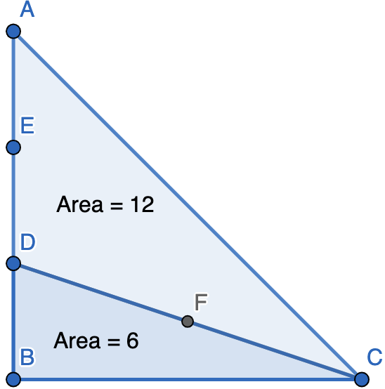 dduff77's tweet photo. 1:2 ratio is challenging for students because it's about 3 and double and half. Model switching helps. Student said I found one part and a double part, then halved the double part for thirds! #threeness @geogebra https://t.co/ZPG1HajiRL