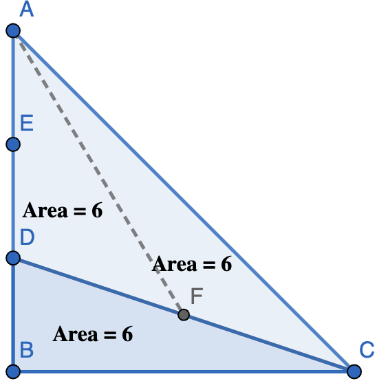 dduff77's tweet photo. 1:2 ratio is challenging for students because it's about 3 and double and half. Model switching helps. Student said I found one part and a double part, then halved the double part for thirds! #threeness @geogebra https://t.co/ZPG1HajiRL