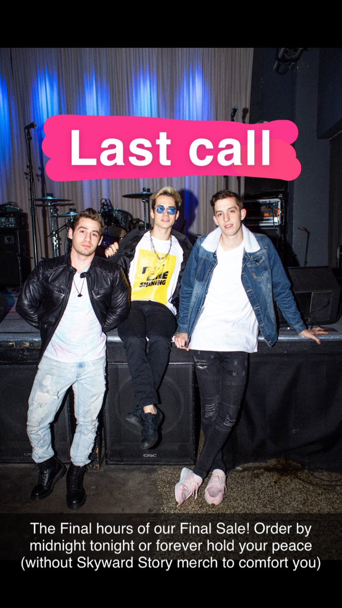 The final hours of our final sale! Order by midnight tonight or forever hold your peace! (Without Skyward Story merch to comfort you)

Thank you❤️❤️