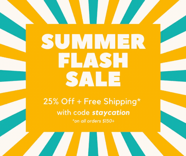 MiaLewin's tweet photo. Planning for your summer staycation? Spruce it up with 25% + free shipping now at https://t.co/oMsfTA9rJa https://t.co/5gzg282tv4