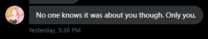 Seeing her talking about me so negatively hurt a lot and honestly made me lose all respect for her as a person, especially since I had apologized & she& #39;d forgiven me. But she defended herself talking about DaVon and me publicly by claiming no one knows it& #39;s about me... Sure.
