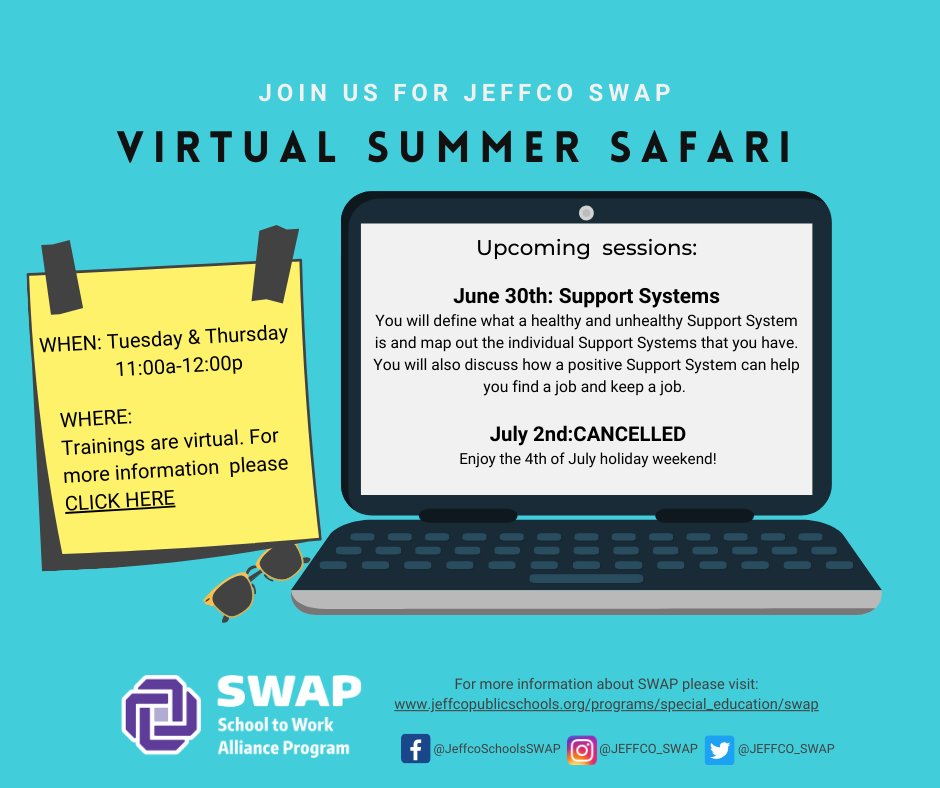 Jeffco School to Work Alliance Program tweet media