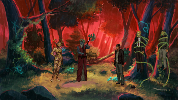 Unavowed ($8.99) - take the party banter systems of Mass Effect, then throw them into a point and click adventure that lets you solve puzzles differently depending on who you bring with you, then drop it all into an urban fantasy murder mystery.  https://store.steampowered.com/app/336140/Unavowed/