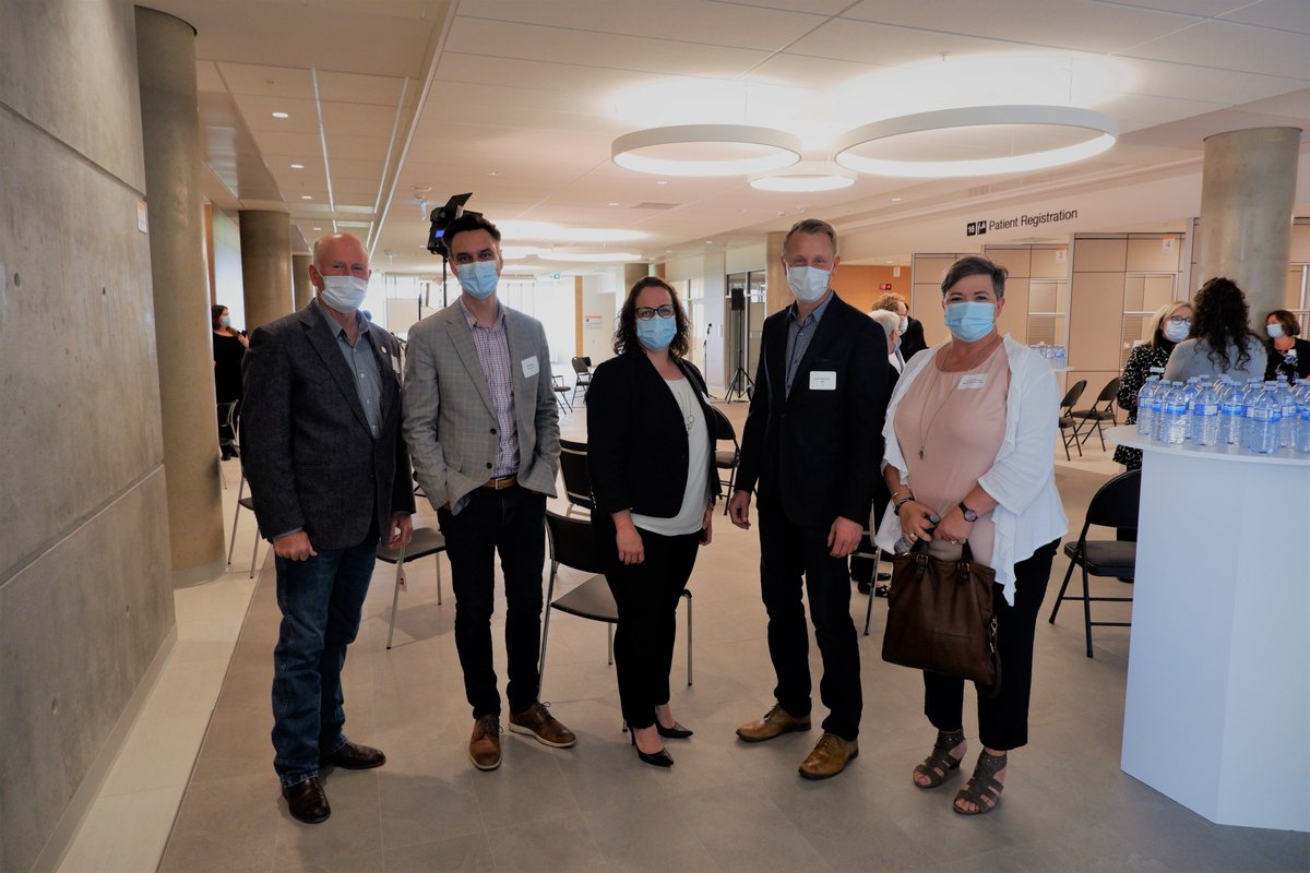 CityofGP's tweet photo. Mayor @BillGiven joined Premier @jkenney, MP @chriswarkentin, Provincial MLAs, and regional elected officials to celebrate the completion of construction of the GP Regional Hospital and tour the facility. 1/7 #gpab #abpoli @YourAlberta https://t.co/3fV2AllIVV