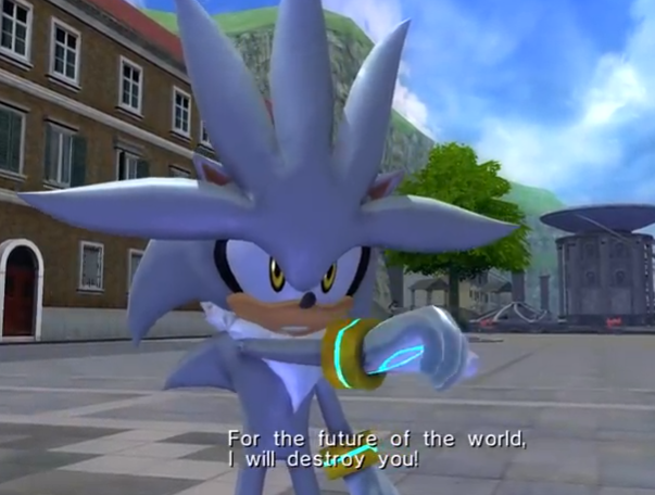 So, basically, Sonic does his adventures in different societies. societies where only humans live, and the ones with animalsIt would make a lot of sense, given Angel Island's presence in the ''humans world'' and the silver issue of saving the world and not ''the worlds'' (4/7)