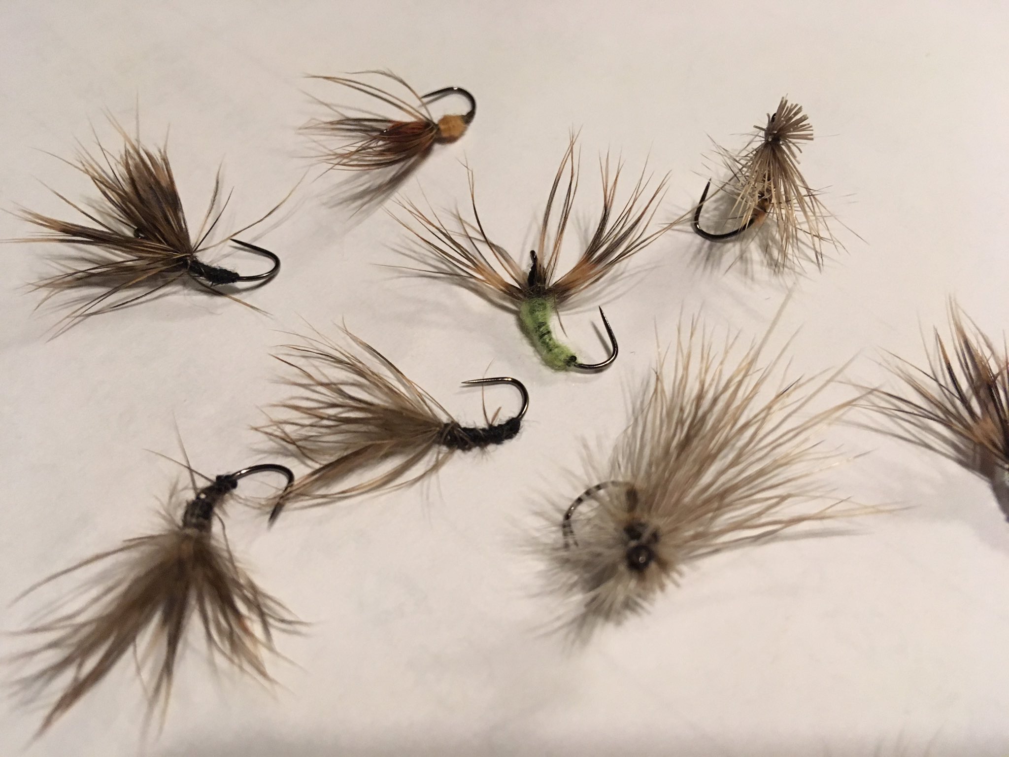 Dai Matsuoka Twitterissa 手作りの毛鉤たち 羽の種類も色々で これから材料を集めるのも楽しみです 渓流釣り テンカラ
