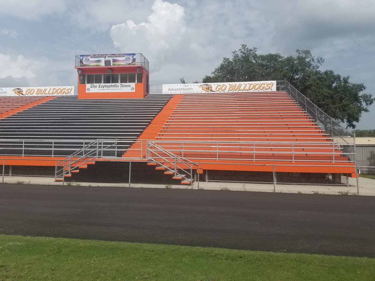 Thank you to Jason and his staff for the fantastic make over of Bulldog Stadium! Cant wait to have the house packed this fall!#competitiveexcellence
