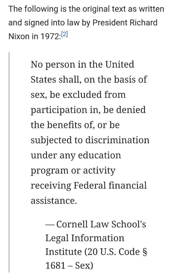 lets consider one such case, title ixin its aim, its pretty unobjectionabledont be a dick to ladies if your a schoolthat cooland also pay attention to the mechanism:". . . receiving Federal financial assistance."