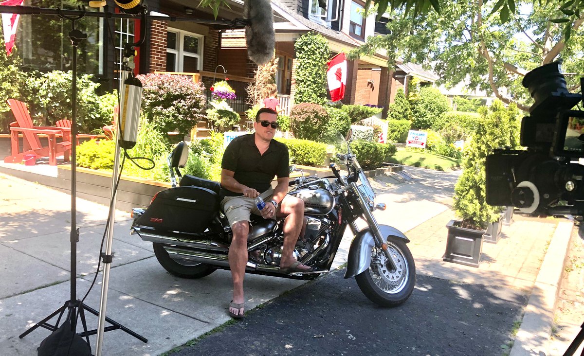 ConsumerSOS's tweet image. Next week #ConsumerSOS: the big courier company’s driver ran over Peter Harris’s motorcycle last month and kept driving! All on security video. It was a write-off. He’s out thousands to replace it, beyond what his insurance paid out. The big company refuses to pay him a nickel.