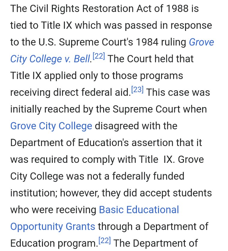 So thats fineIf you want to be a Discriminatory just give up your cash right?Thats what one college thought and the supreme court agreedbut uh oh