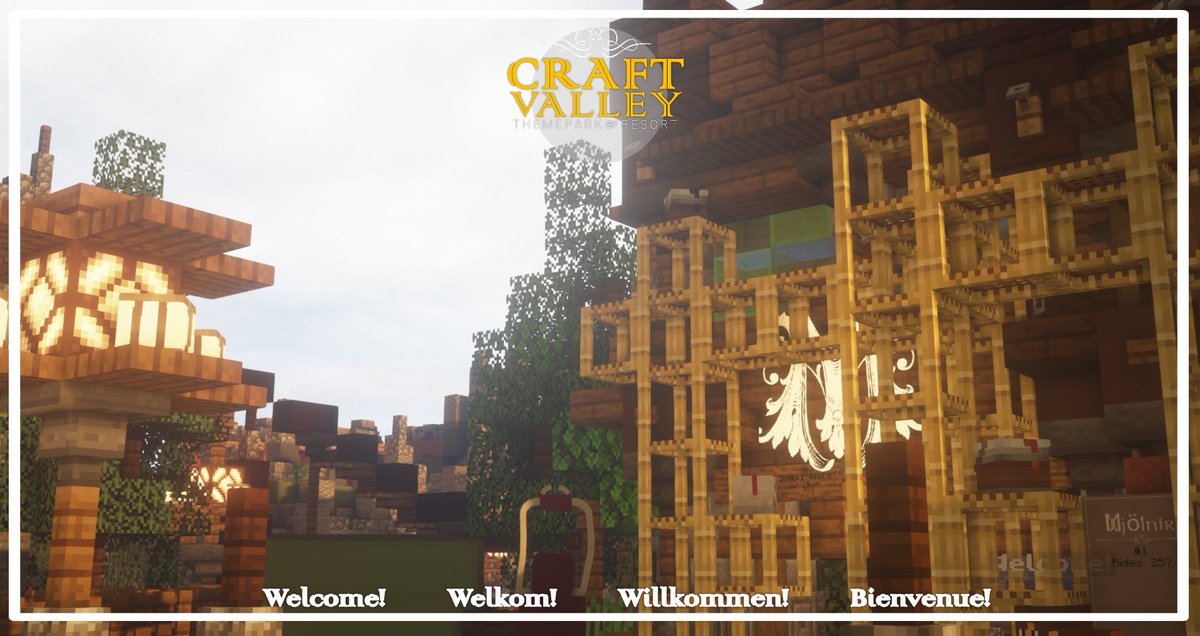 CraftValleyEN's tweet photo. -------§- CraftValley 🔔 -§--------
🇬🇧 Refurbishment time! In the upcoming days will receive Mjolnir a big refurbishment, therefore our multi-launch coaster is closed for the next few days! Vale of Arryn and Charlies Flight will also receive some smaller updates! #CraftValleySoon https://t.co/Vg6QZUmBpQ