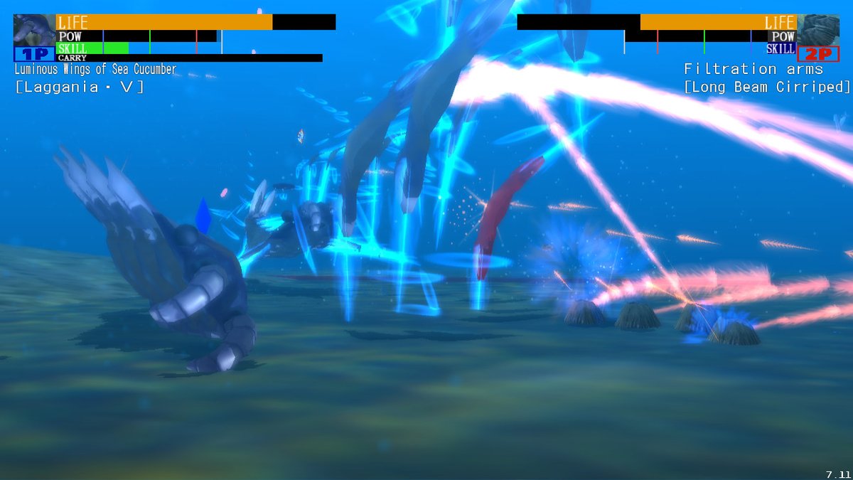 NEO AQUARIUM - The King Of Crustaceans ($1.79) - if that Fight Crab game caught your attention, then this probably will too. underwater creatures beat the shit out of each other with lasers, missiles, laser missiles, and so on.  https://store.steampowered.com/app/355240/NEO_AQUARIUM__The_King_of_Crustaceans/