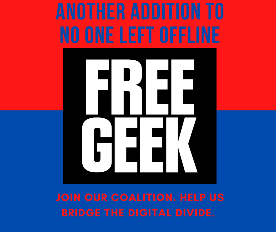 No1LeftOffline's tweet photo. Welcome, @FreeGeekPDX! #digitaldivide #nolo https://t.co/je4hI8GxAS
