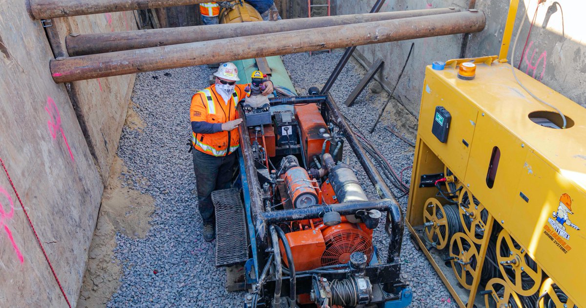 btrenchlessco's tweet photo. Guess who made it to the launch! πβ₯οΈ @TrenchlessMorty
#MortyTheTunnelRat #MortyAtWork #NASTTAunnualEducationFund #Akkerman #TrenchlessTechnology #McLaughlin #McLaughlinBoring #AugerBoring #Auger #Infrastructure #Construction #ConstructionWorker #UndergroundUtilities https://t.co/c5ZPYGXrig