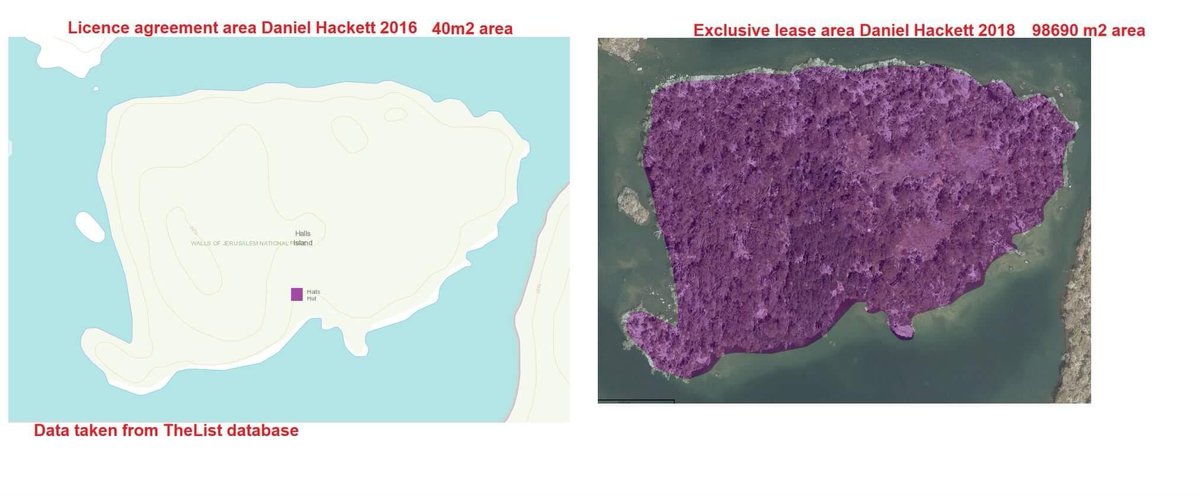 1/2 “There was always a lease on Halls Island”. The Premier has said it. The head of Parks has said it. Daniel Hackett and the media have repeated it time and again. It’s a lie and it’s fundamental to this proposal. Want to know the truth? ⬇️