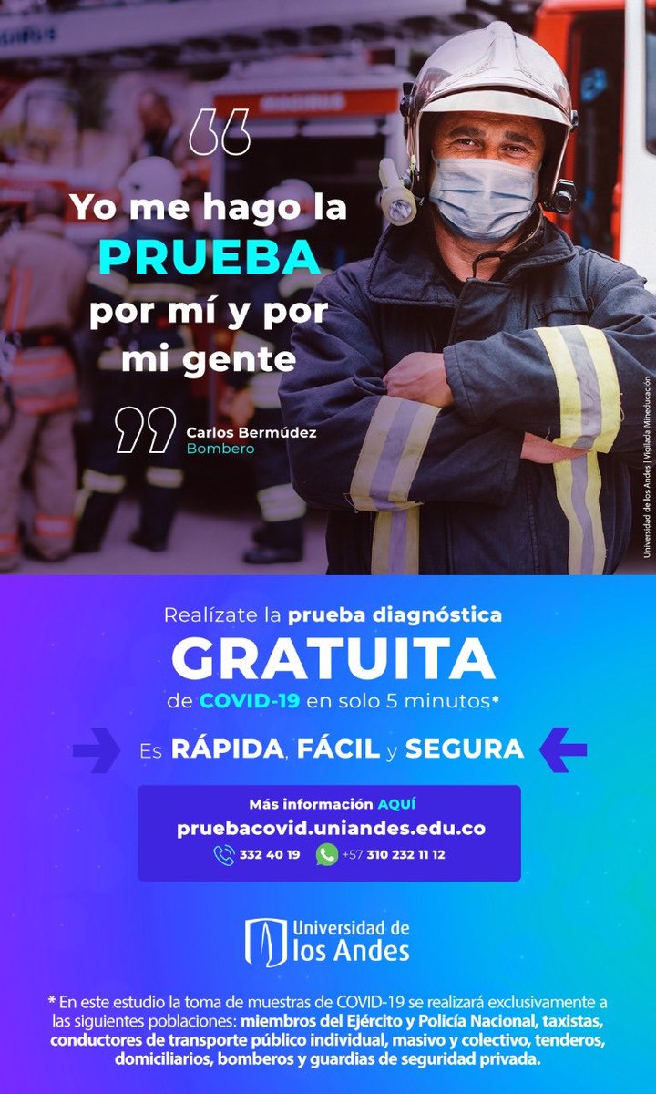 Por favor hacer llegar esta información a todas las personas que conozcan que hagan parte de esta población.