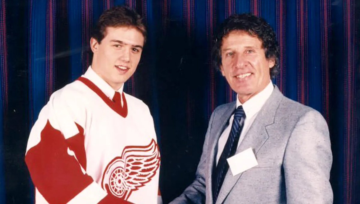 BradGalli's tweet photo. The last time the Red Wings had the No. 4 overall pick was in 1983.

That worked out. https://t.co/ny6eznEpBp