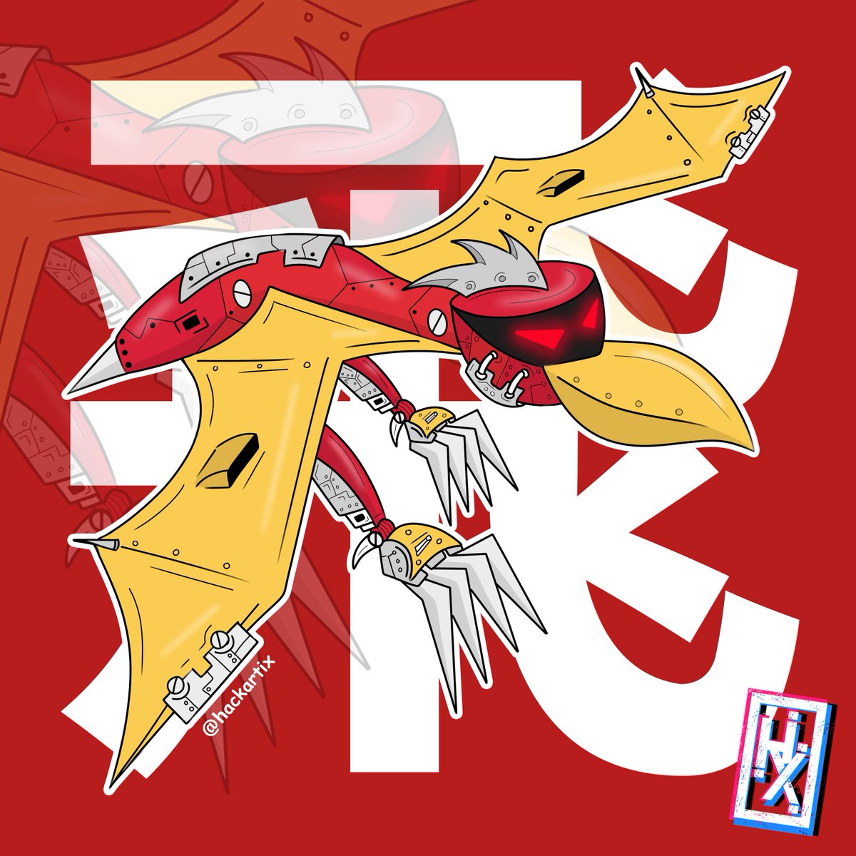 hackartix's tweet image. My Robot 0003 #robot #TerminatorDarkFate #Transformers