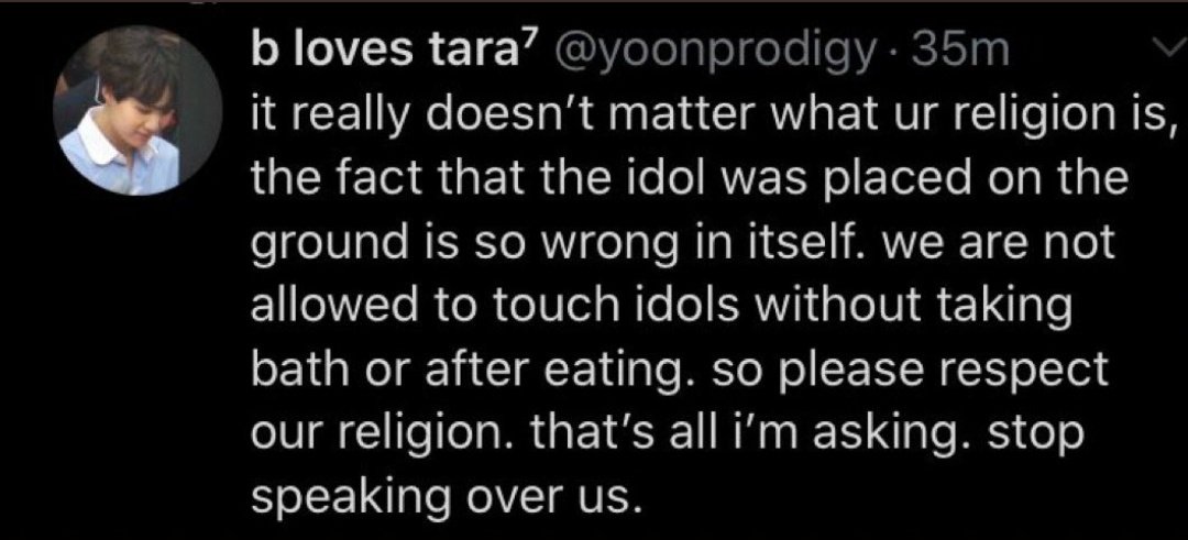 Expected of her to at least know this