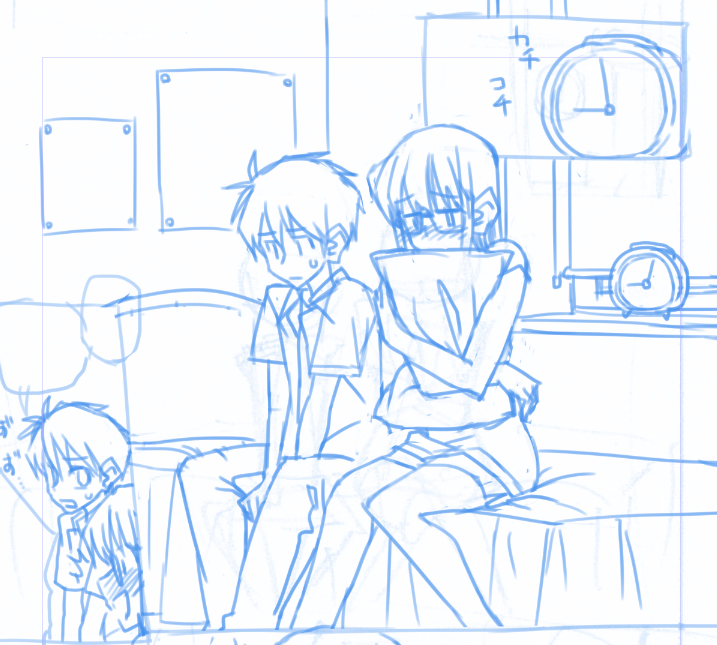 一応続き描いてます。9月目標で作業してますがどうなることやら・・・! 