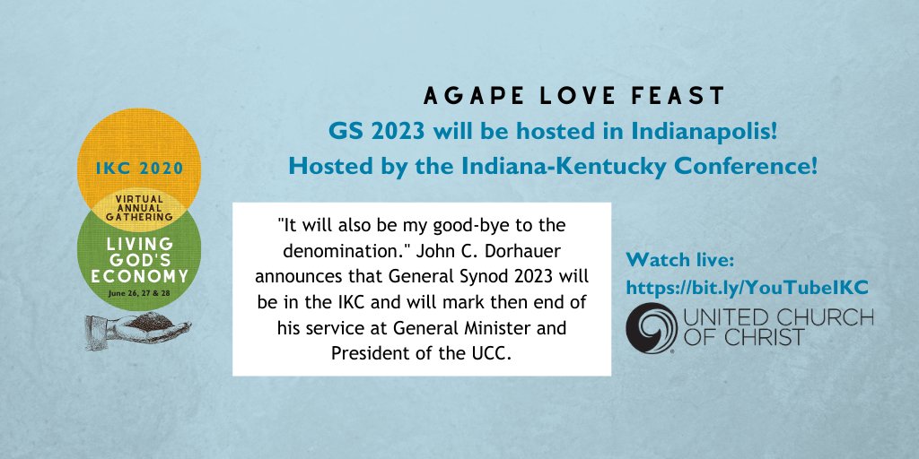IKCUCC's tweet photo. General Synod 2023 comes to Indianapolis! We are thrilled to host this national event! https://t.co/mKBfMZSMaC