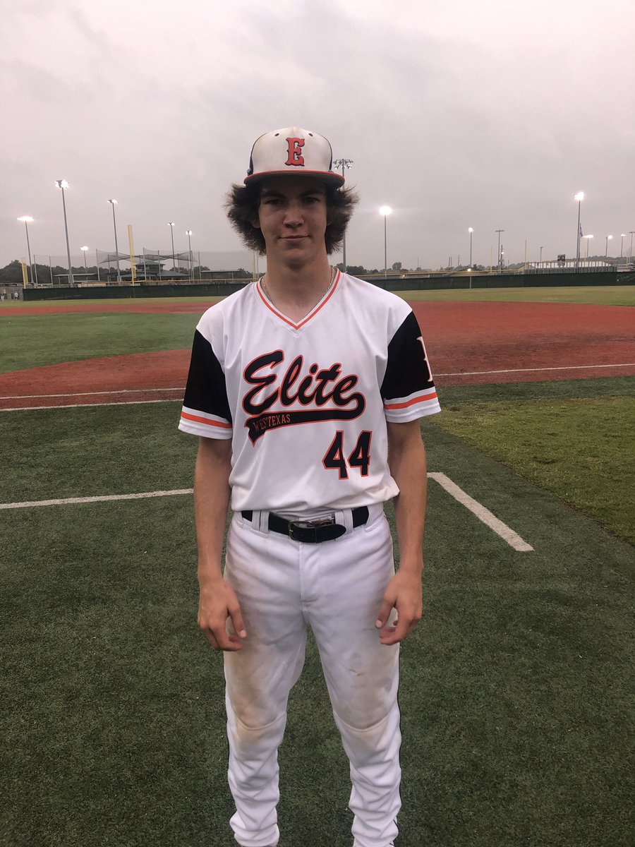 FiveTool's tweet photo. @FiveToolTexas F: Elite Baseball Academy Gaines 2, Marucci Elite Texas 2023 Adams 0
PoG: James Killough 6 IP, 9K, 3H, 0R
Notable: @Cayden_Box 1-3, 3B, R https://t.co/kP41wjA3s7