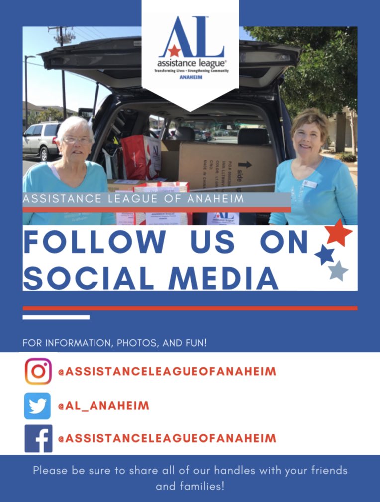 Assistance League of Anaheim (AL_Anaheim) Twitter