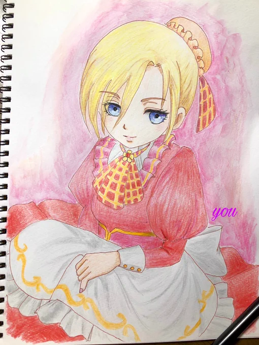 のじさんよりバトンいただきました✨
好きな絵を4枚貼って4人にまわすのね👍

では、ゲキタク熱が下降ぎみなので応援の意味を込めてゲキタク関連模写で😁
4枚目はお掃除ペトラが来たのが嬉しくて模写したのに、昭和っぽいと言われてボツにした絵😅
指名はリプ欄にて☺️💓 
